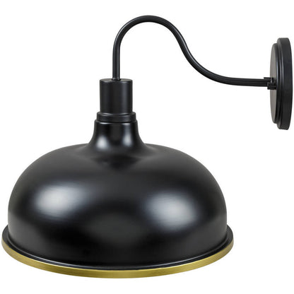 Sharieka Rustic Black Wall Sconces