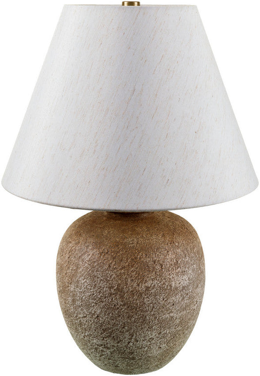 Riki Traditional Light Gray/Beige Table Lamp