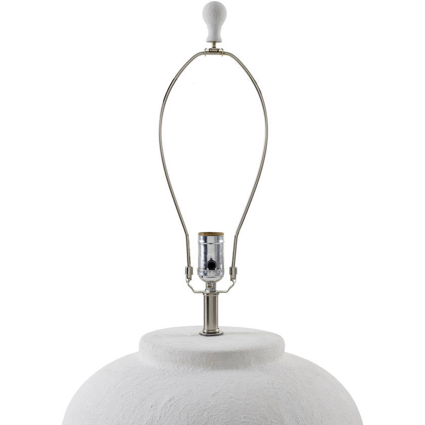 Wallasey Rustic White Table Lamp