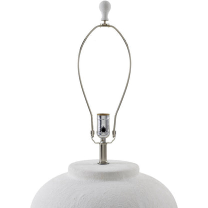 Wallasey Rustic White Table Lamp