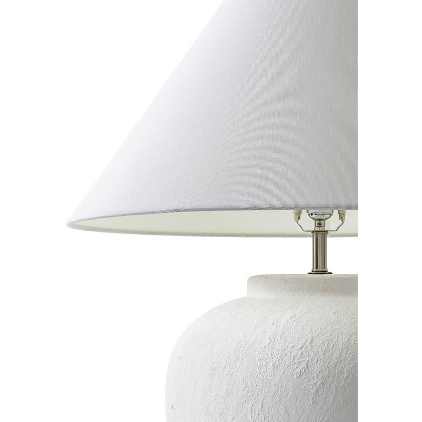 Wallasey Rustic White Table Lamp