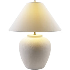 Wallasey Rustic White Table Lamp