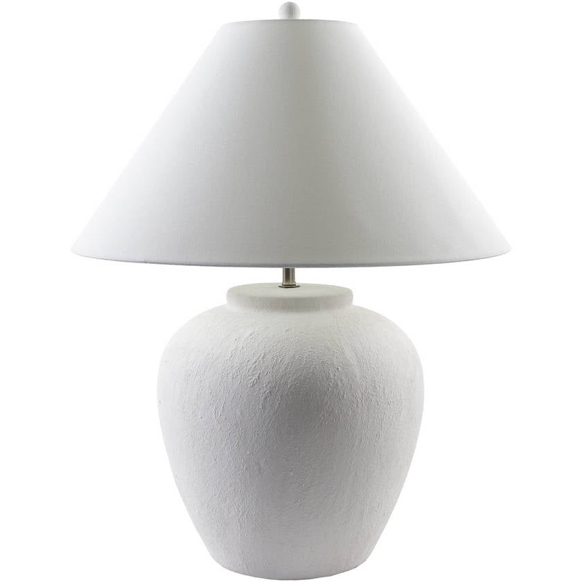 Wallasey Rustic White Table Lamp