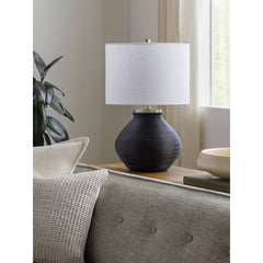 Genk Traditional White Table Lamp