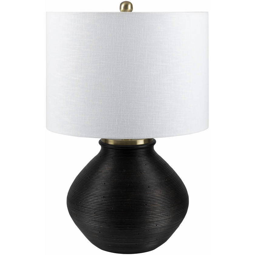 Genk Traditional White Table Lamp