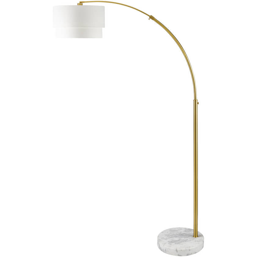 Corinne Traditional Gold Floor Lamp