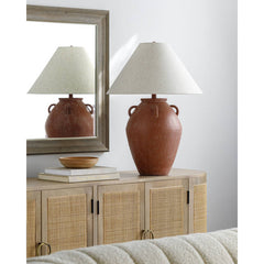 Kabir Global Red Table Lamp