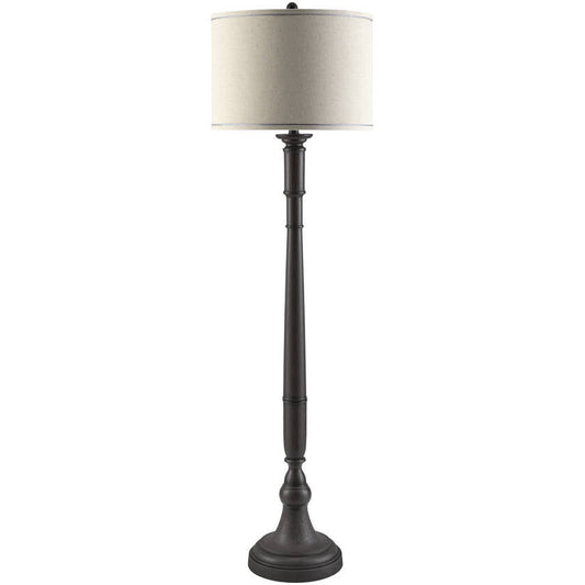Baexem Cottage Brown Floor Lamp