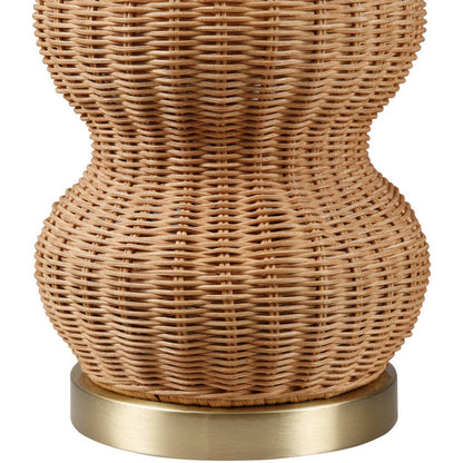 Ulanda Traditional Tan Table Lamp