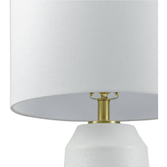 Cilicia Traditional White Table Lamp