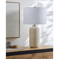 Eryka Traditional White Table Lamp