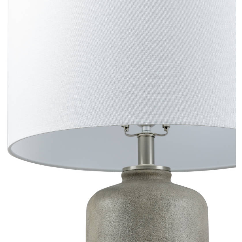 Eryka Traditional Light Gray Table Lamp