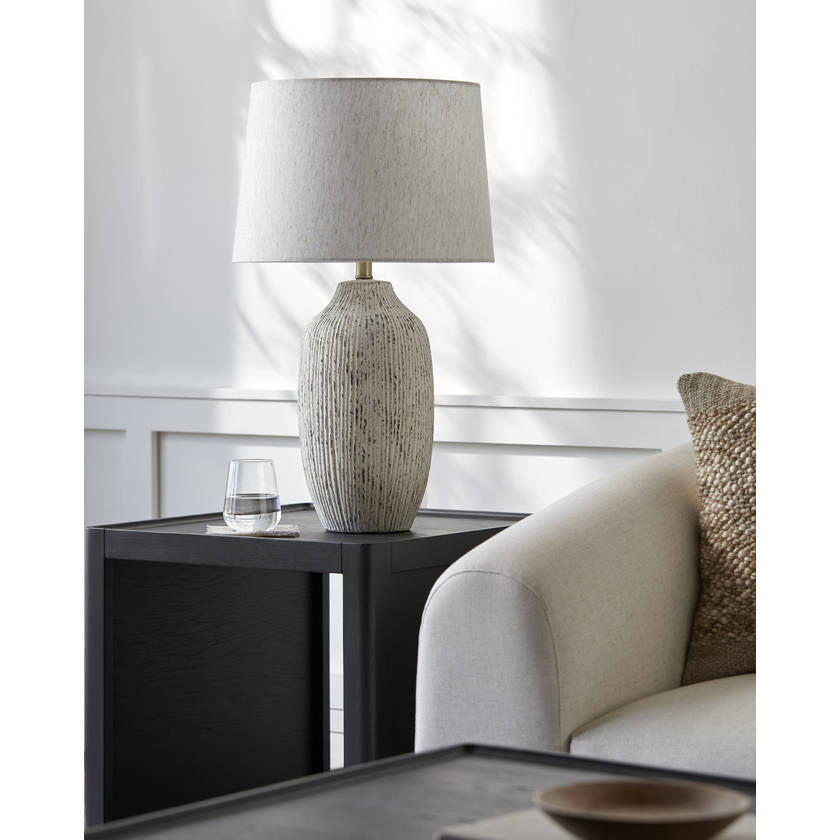 Turell Traditional White Table Lamp