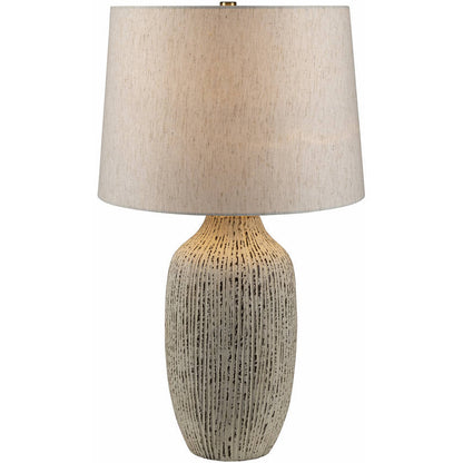 Turell Traditional White Table Lamp