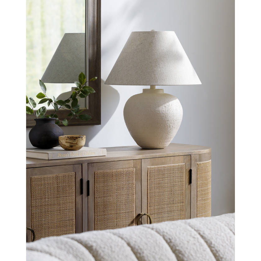 Catherine Global Cream Table Lamp