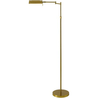 Harlen Traditional Gold Floor Lamp