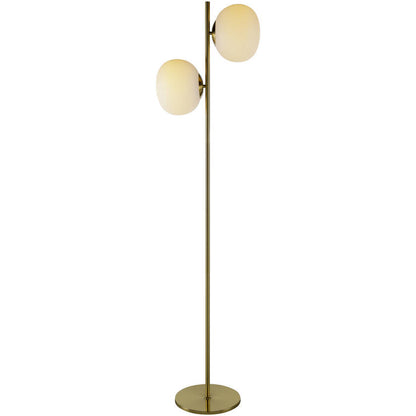 Shaana Modern Metallic - Brass Floor Lamp