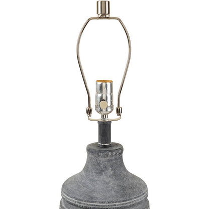 Joy Traditional Light Gray Table Lamp