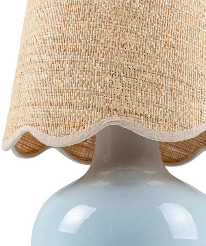 Kolleen Cottage Blue Table Lamp