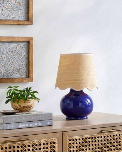 Kolleen Cottage Navy Table Lamp