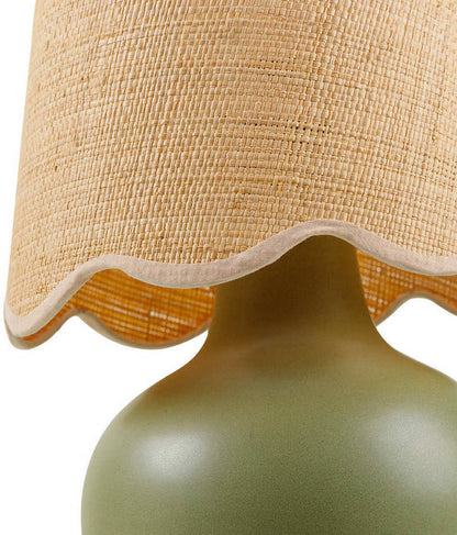 Kolleen Cottage Green/Beige Table Lamp