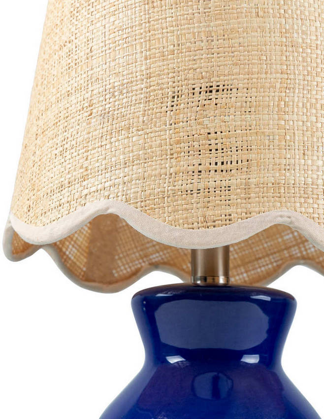 Reann Cottage Navy Table Lamp