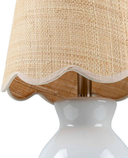 Reann Cottage White Table Lamp