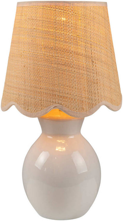 Reann Cottage White Table Lamp