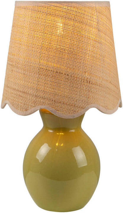 Reann Cottage Green Table Lamp