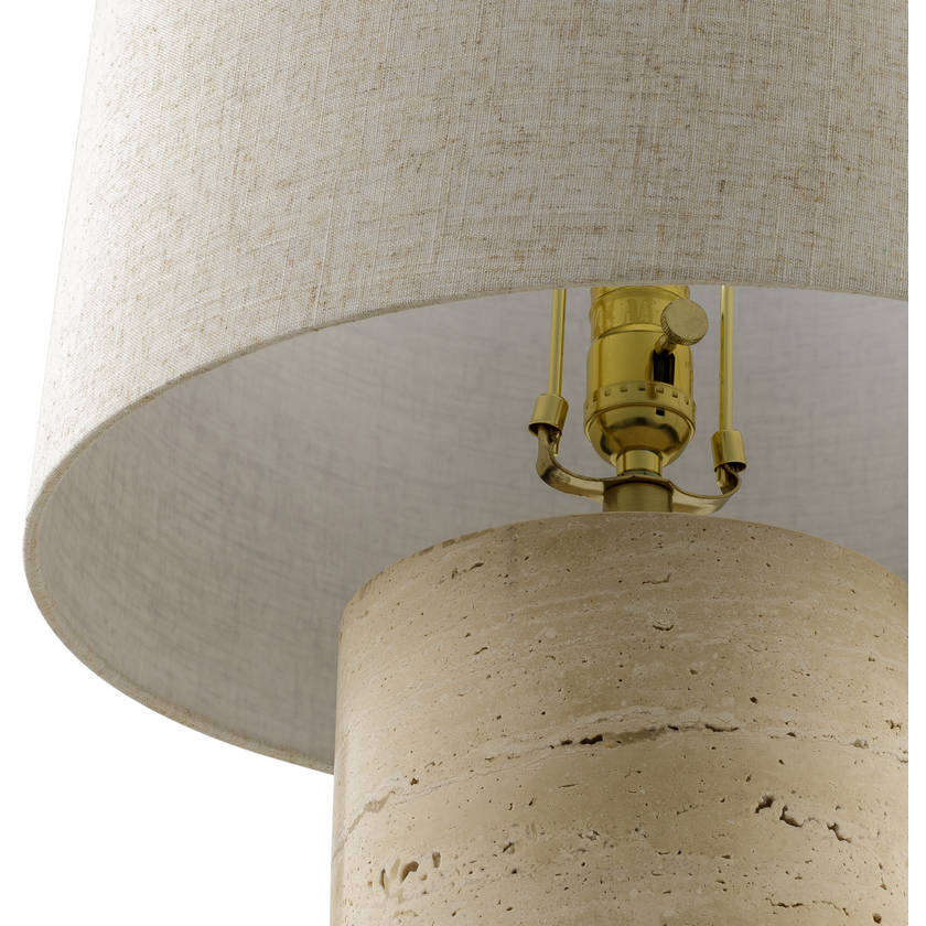 Elahuizen Global White Table Lamp
