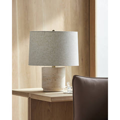 Elahuizen Global White Table Lamp