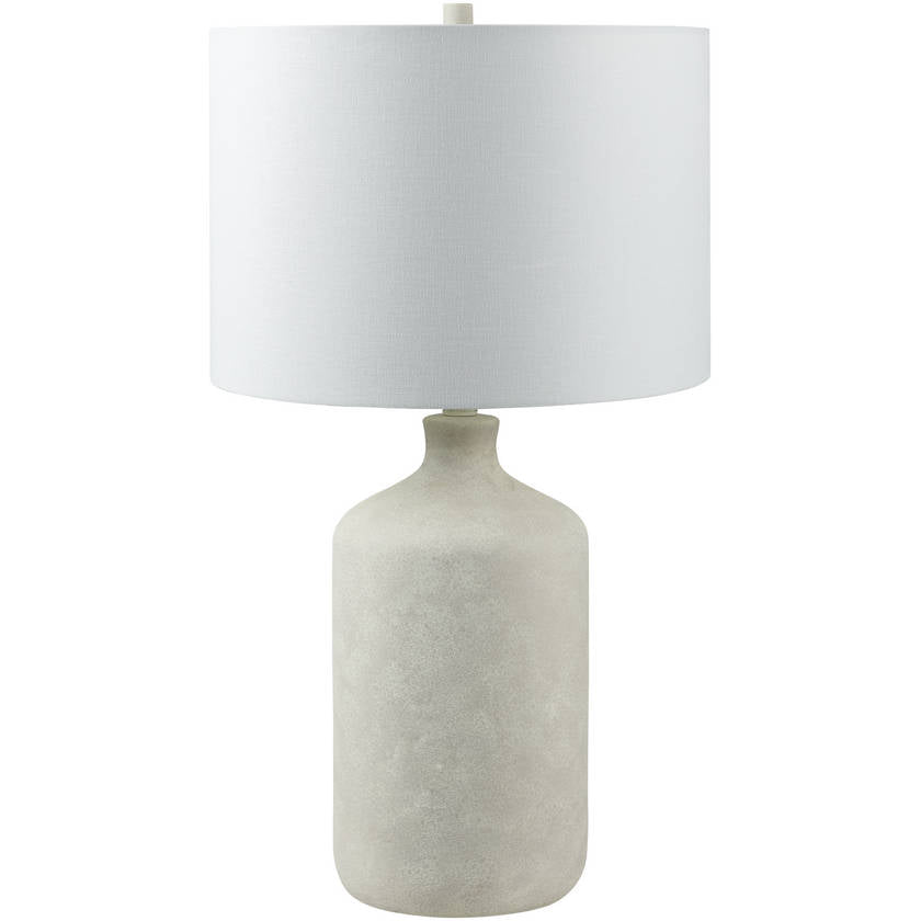 Huda Traditional White Table Lamp