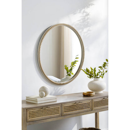 Wilkes Traditional Brown Wall Mirror