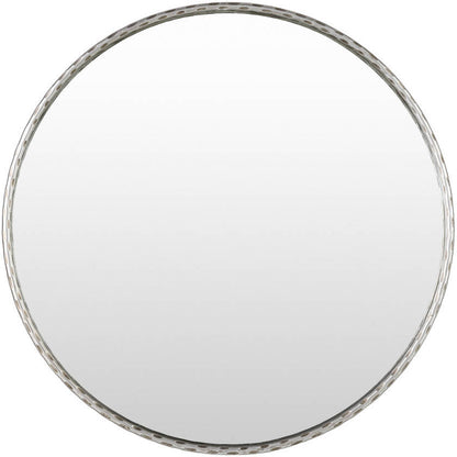 Shakyra Modern Silver Gray Wall Mirror