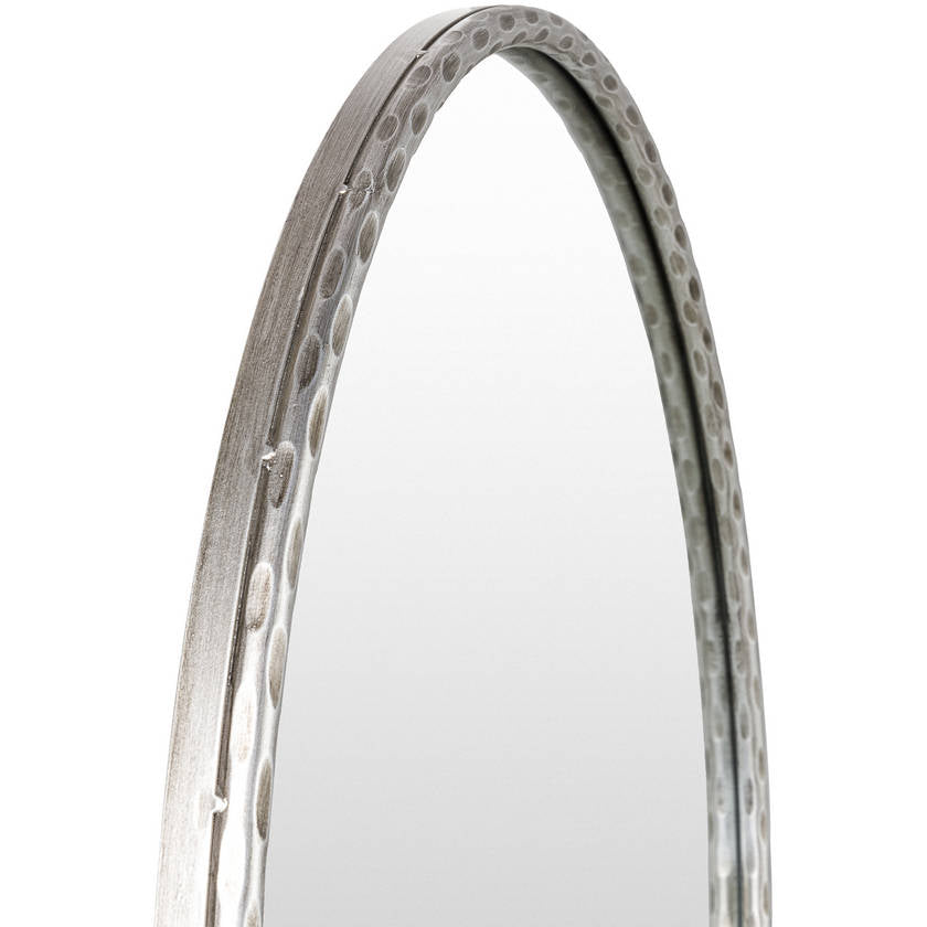 Shakyra Modern Silver Gray Wall Mirror