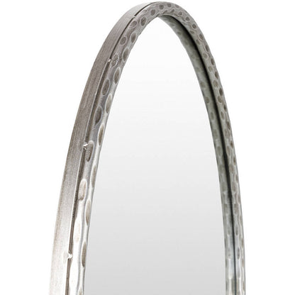 Shakyra Modern Silver Gray Wall Mirror
