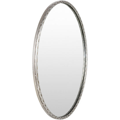 Shakyra Modern Silver Gray Wall Mirror