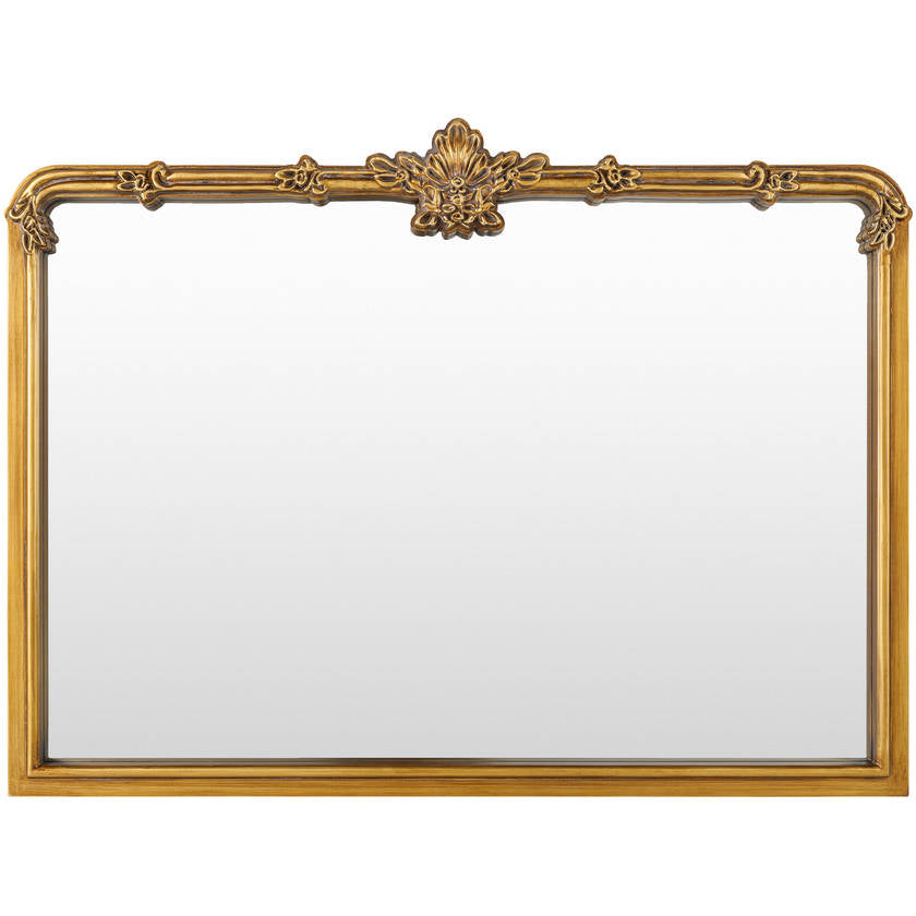 Morgen Traditional Gold Wall Mirror