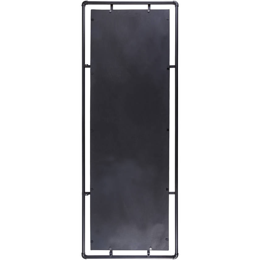 Jennett Rustic Black Wall Mirror