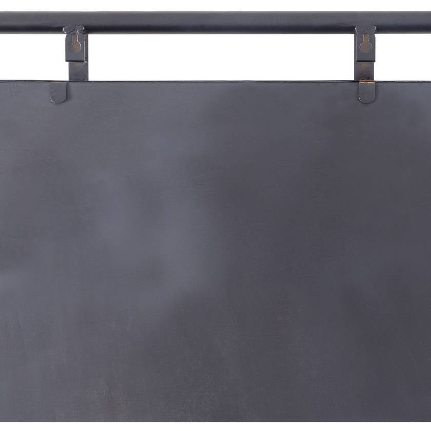 Jennett Rustic Black Wall Mirror
