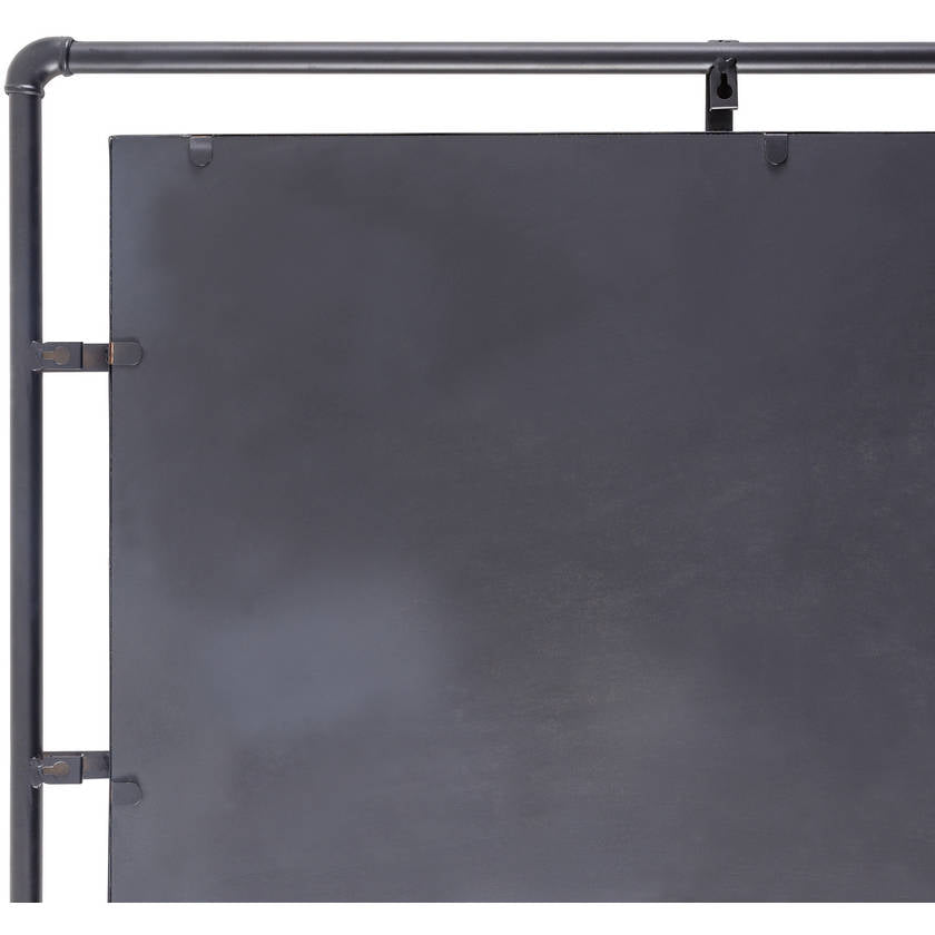 Jennett Rustic Black Wall Mirror