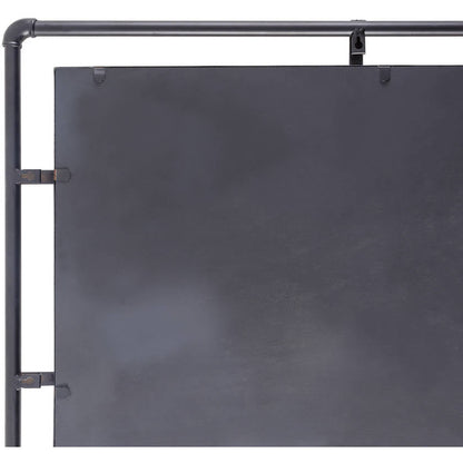 Jennett Rustic Black Wall Mirror