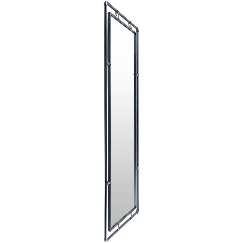 Jennett Rustic Black Wall Mirror