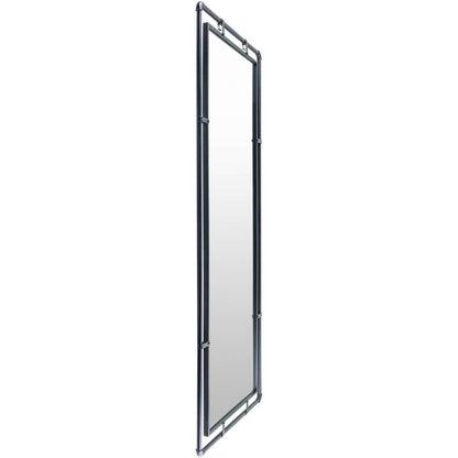 Jennett Rustic Black Wall Mirror
