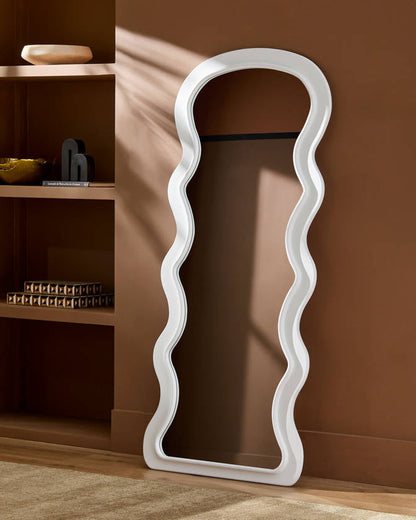 Jametta Modern White Wall Mirror