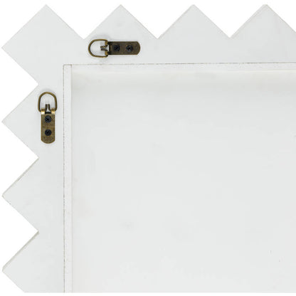 Houtdorp Traditional White Wall Mirror