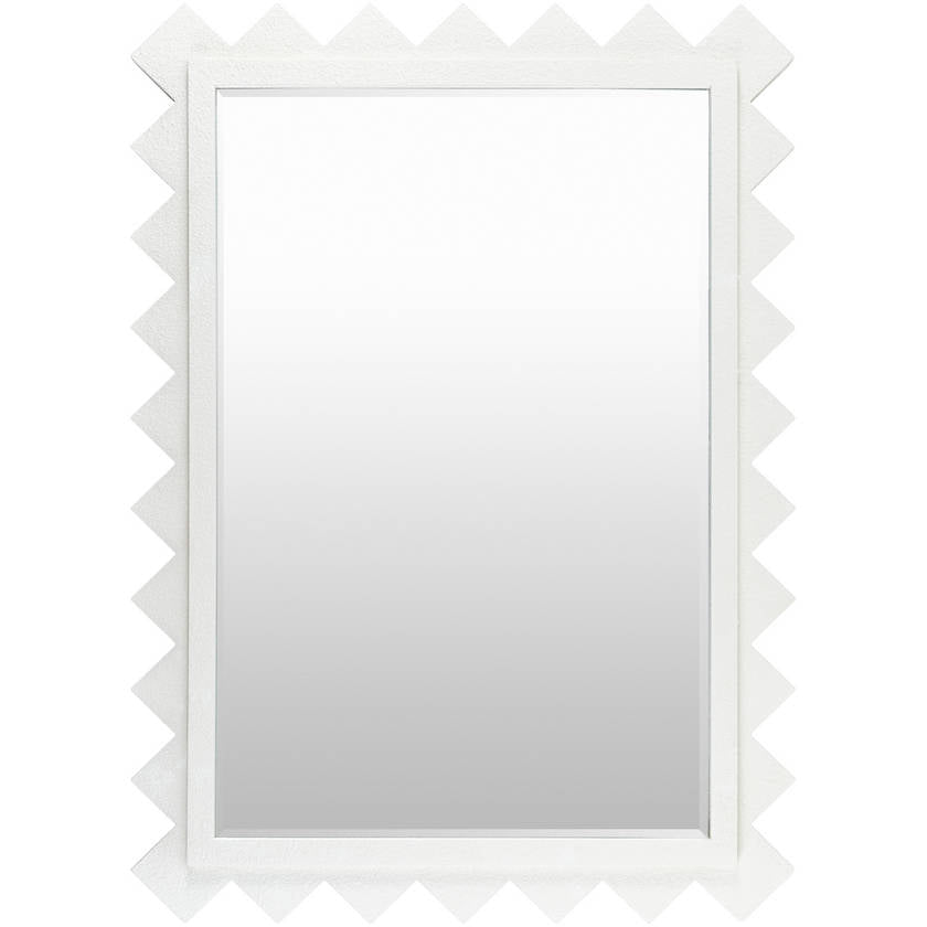Houtdorp Traditional White Wall Mirror