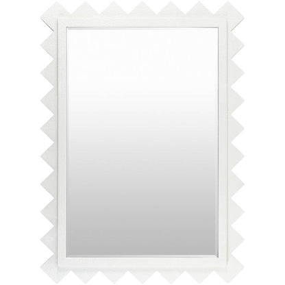 Houtdorp Traditional White Wall Mirror