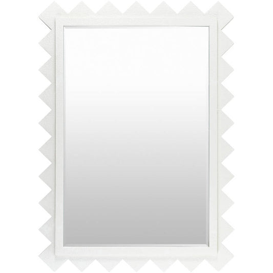 Houtdorp Traditional White Wall Mirror