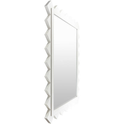 Houtdorp Traditional White Wall Mirror